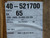 LOT OF 60 AVON AUTOMOTIVE 40-521700 GD93-4A049-CA HOSE HSG VEN T120335
