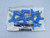 LOT OF 9 POMONA 1825-6 TEST PLUGS & TEST JACKS BANANA PLUG BLUE T125346