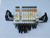 LOT OF 9 SMC SY3140-5MOZE SOLENOID VALVES WITH MANIFOLD T125674