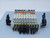 LOT OF 9 SMC SY3140-5MOZE SOLENOID VALVES WITH MANIFOLD T125675