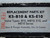 SPORLAN KS-B10/E10 SOLENOID VALVE REPAIR KIT 381002 T126101
