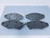 ROADTUFF PMD367 SEMI-METALLIC DISC BRAKE PADS T128549