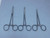 LOT OF 7 6" CURVED LOCKING FORCEPS WITH SERRATED JAWS T128791