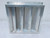 NCA XAD-4-45-GL 109179-6 DEEP DRAINABLE EXTRUDED ALUMINUM STATIONARY LOUVER 18 X 18 T130576