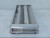 NCA XAD-2-45-GL 109179-7 DEEP DRAINABLE EXTRUDED ALUMINUM STATIONARY LOUVER 20 X 8 T130581