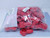 LOT OF 50 QUICK CABLE 625-8083-003 5749-050R RED TAB INSULATOR TERMINAL PROTECTORS T131210