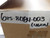 LOT OF 40 625-8084-003 BLACK TAB INSULATOR TERMINAL PROTECTORS T131228