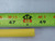 73 3M VFP-876 3/8 IN YELLOW THERMOFIT HEAT SHRINK TUBING 4 FT T131863