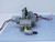 LOT OF 13 SMC SY3120-5LZE-C4 SOLENOID VALVES W/ MANIFOLD T140459