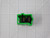 LOT OF 85  7322-6025-60 2 POS GREEN MALE CONNECTORS W/ DIODES T141434