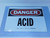 LOT OF 2 BRADY SIGNMARK 40859 DANGER ACID SIGNS T148609
