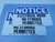 LOT OF 2 BRADY SIGNMARK 46573 NOTICE ELECTRICAL ROOM NO STORAGE PERITTED SIGNS T148610