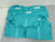 Lot of 5 Uniform Technology BR51C-44TL  Lab Coat Smock L For Sale