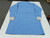 LOT OF 5 UNIFORM TECHNOLOGY CF1Z15-40NB LAB COAT SMOCK M T150235