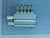 LOT OF 5 SMC SY5140-5LZ SOLENOID VALVES W/ MANIFOLD T150413