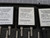 YSI YSI #3166 CONDUCTANCE AND RESISTANCE CALIBRATION SET (SET OF 7 CALIBRATORS) T157044