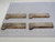 LOT OF 4 CORRUGATED BACK MOLDING KNIVES T159886