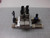 LOT OF 2 SMC SY7120-5L0ZE-C10 SOLENOID VALVES W/ MANIFOLD T48795