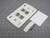 LOT OF 25 COMMSCOPE 108333162 M14LE-262 LE TYPE FLUSH MOUNTED FACEPLATE 4 PORT 4.81X2.84X.33 IN T165999