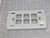 LOT OF 25 COMMSCOPE 108333220 M16LE-270 LE TYPE FLUSH MOUNTED FACEPLATE 6 PORT GRAY 4.81X2.84X.33 IN T166018