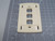 LOT OF 25 COMMSCOPE 108333105 M13LE-246 LE TYPE FLUSH MOUNTED FACEPLATE 3 PORT IVORY 4.81X2.84X.33 IN T166019