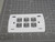 LOT OF 25 COMMSCOPE 760181974 M16LE-266 PROWHITE FACEPLATE 6 PORT 2.84X4.81X.33 IN T166020