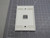 LOT OF 25 COMMSCOPE 108258468 M10LW-262 WHITE FACEPLATE ONE PORT T166148