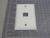 LOT OF 25 COMMSCOPE 108258468 M10LW-262 WHITE FACEPLATE ONE PORT T166148