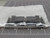 LOT OF 25 COMMSCOPE 108406414 M14CH-003 TYPE FURNITURE FACEPLATE FOUR PORT BLACK T166209