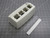 LOT OF 25 COMMSCOPE 760118273 M14CE-E -262 FACEPLATE 0.125 SNAP TYPE FURNITURE FACEPLATE FOUR PORT WHITE T166214
