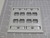 LOT OF 25 COMMSCOPE 108685033 M28L-270 L TYPE FLUSH MOUNTED DOUBLE GANG FACEPLATE EIGHT PORT GRAY T166226