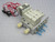 Lot of 3 SMC SY3140-5LZ  Solenoid Valves w/ Manifold For Sale
