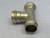 VIEGA 85592 1 INCH PROPRESS 304 STAINLESS TEE W/ FKM SEAL (P X P X P)