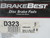 LOT OF 4 BRAKEBEST D323 DISC BRAKE PADS T176452