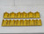 LOT OF 40 YELLOW RAMPS FOR ANTI FATIGUE MATS T184266