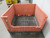PLASTIC COLLAPSIBLE CRATE ROPAK 45X48X34 IN BAD SHAPE