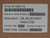 WAIGHA INDUSTRIAL 8754-871600-13 59-516031-01 LABELS BLUE/GRAY WAN CT60 STICKERS 1000 UNITS T184584