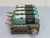 LOT OF 4 NUMATICS 225-285B SOLENOID VALVES W FLEXBLOK MANIFOLD BLOCK T185326