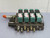 LOT OF 4 NUMATICS 225-285B SOLENOID VALVES W FLEXBLOK MANIFOLD BLOCK T185326
