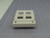 LOT OF 75 COMMSCOPE 6644114401 WHITE 4 PORT FURNITURE FACEPLATE T186705