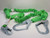 MILLER 231M/6FTGN MANYARD II GREEN POLYESTER WEBBING SHOCK-ABSORBING LANYARD - 6 FT LENGTH T187510