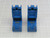 LOT OF 4 PLATINUM TOOL 706BL-4C BLUE EZ-SNAPJACK CAT 6 CONNECTORS T187797