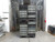 LOT OF 48 ORBIS NSO2422-7 NEST STACK STRAIGHT WALL CONTAINER BINS (GREY AND BLACK)