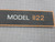 INSTRON SIGN FOR 1122 TENSILE LOAD TESTER
