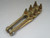 Lot of 2 Burndy DUW44  500-1000 CU De CLMP 2.81 in h  For Sale