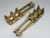LOT OF 2 BURNDY DUW44 500-1000 CU DE CLMP 2.81 IN H T191271