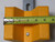 12X5 YELLOW ROOFTOP PIPE DOUBLE SUPPORT BASE T191837
