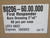 LOT OF 60 WATERJET FIRST RESPONDER BURN DRESSING 2 X 6 IN KT068