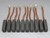 Lot of 10  00012292264  Brush Carbon 1-1/4 in X 3/4 in X 3 in Grade  For Sale