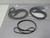 LOT OF 18 MIR CT3714 9400001(000) BLACK BELT 46 X 0.25 IN WIDE TRULY T195182